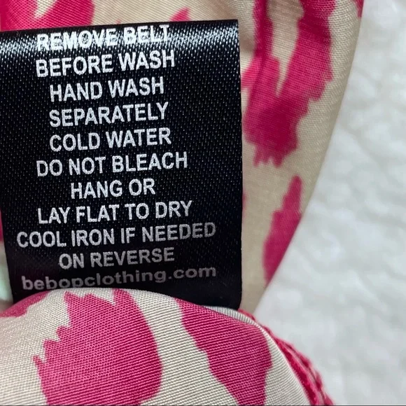 BeBop Cheetah Print Dress - Pink Juniors Size Medium - Picture 8 of 9